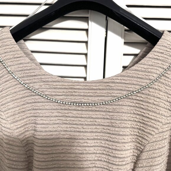 Taupe Cocktail Dress - Picture 6 of 6